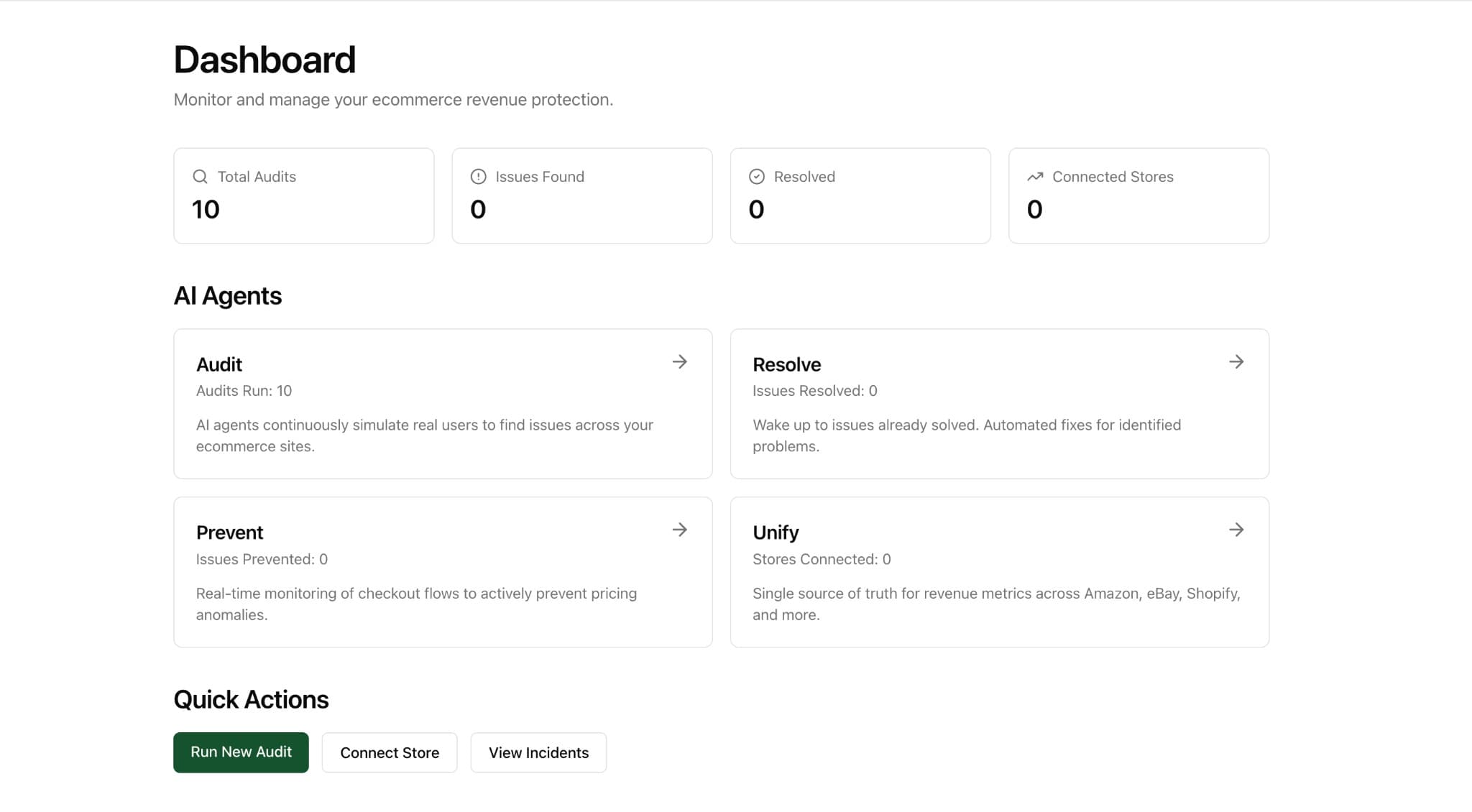 Banti Dashboard Interface